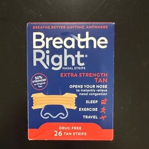 Breathe Right Extra Strength Tan Nasal Strips